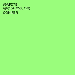 #9AFD7B - Conifer Color Image