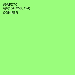 #9AFD7C - Conifer Color Image