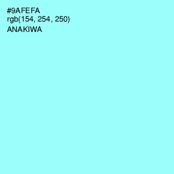 #9AFEFA - Anakiwa Color Image