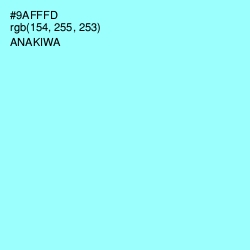 #9AFFFD - Anakiwa Color Image