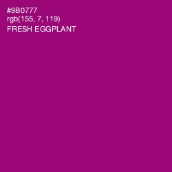 #9B0777 - Fresh Eggplant Color Image