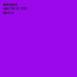 #9B08EB - Electric Violet Color Image