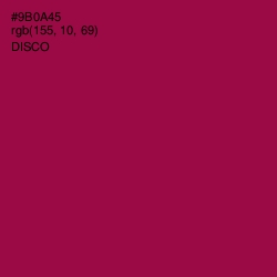 #9B0A45 - Disco Color Image