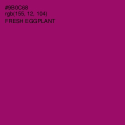 #9B0C68 - Fresh Eggplant Color Image