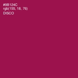 #9B124C - Disco Color Image