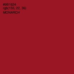 #9B1624 - Monarch Color Image