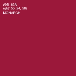 #9B183A - Monarch Color Image