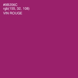 #9B206C - Vin Rouge Color Image