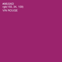 #9B226D - Vin Rouge Color Image