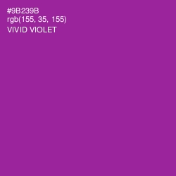 #9B239B - Vivid Violet Color Image