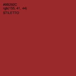 #9B292C - Stiletto Color Image