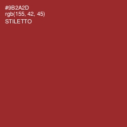 #9B2A2D - Stiletto Color Image