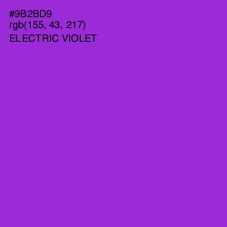 #9B2BD9 - Electric Violet Color Image