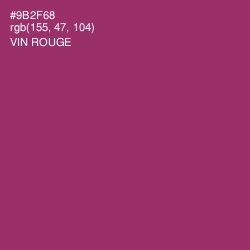 #9B2F68 - Vin Rouge Color Image