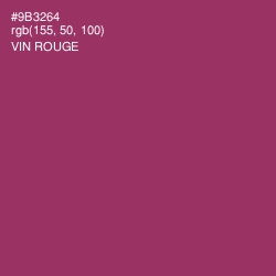 #9B3264 - Vin Rouge Color Image