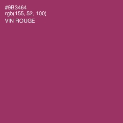 #9B3464 - Vin Rouge Color Image
