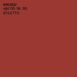 #9B3832 - Stiletto Color Image