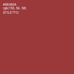 #9B383A - Stiletto Color Image