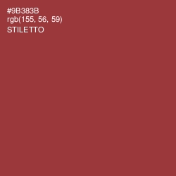 #9B383B - Stiletto Color Image