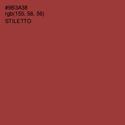 #9B3A38 - Stiletto Color Image