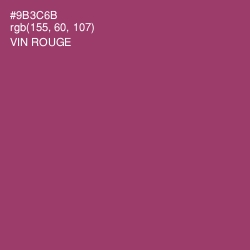 #9B3C6B - Vin Rouge Color Image
