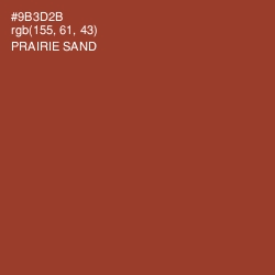 #9B3D2B - Prairie Sand Color Image