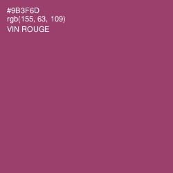 #9B3F6D - Vin Rouge Color Image