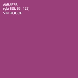 #9B3F7B - Vin Rouge Color Image