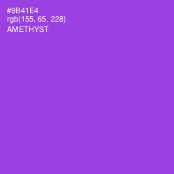 #9B41E4 - Amethyst Color Image