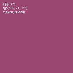 #9B4771 - Cannon Pink Color Image