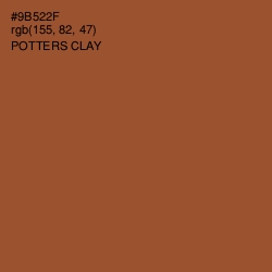 #9B522F - Potters Clay Color Image