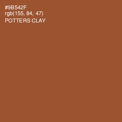 #9B542F - Potters Clay Color Image