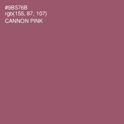 #9B576B - Cannon Pink Color Image