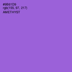 #9B61D9 - Amethyst Color Image