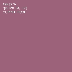 #9B627A - Copper Rose Color Image