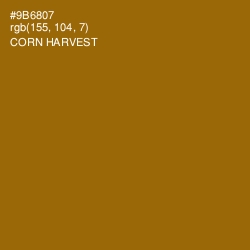 #9B6807 - Corn Harvest Color Image