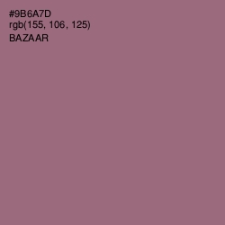 #9B6A7D - Bazaar Color Image