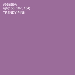 #9B6B9A - Trendy Pink Color Image