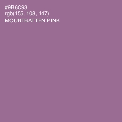 #9B6C93 - Mountbatten Pink Color Image