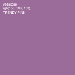 #9B6C99 - Trendy Pink Color Image