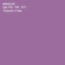#9B6C9D - Trendy Pink Color Image