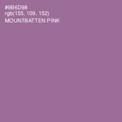 #9B6D98 - Mountbatten Pink Color Image