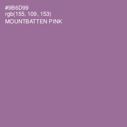 #9B6D99 - Mountbatten Pink Color Image