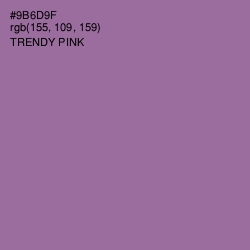 #9B6D9F - Trendy Pink Color Image