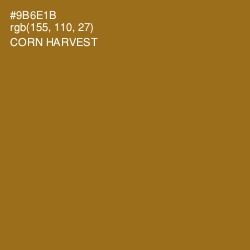 #9B6E1B - Corn Harvest Color Image