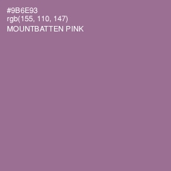 #9B6E93 - Mountbatten Pink Color Image