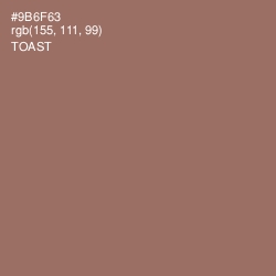 #9B6F63 - Toast Color Image