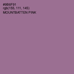 #9B6F91 - Mountbatten Pink Color Image