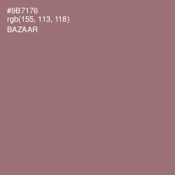 #9B7176 - Bazaar Color Image