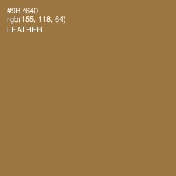 #9B7640 - Leather Color Image